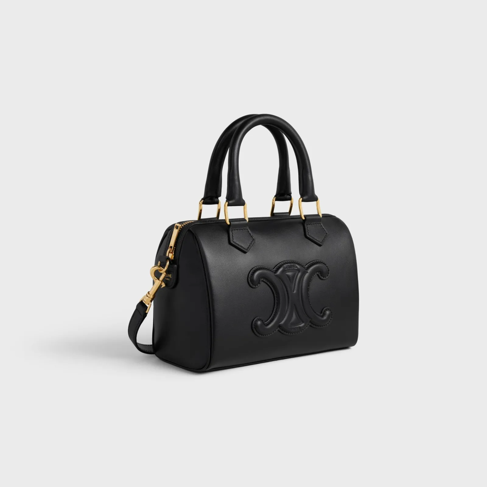 Online SMALL BOSTON in Smooth Calfskin Women More Lines·Cuir Triomphe | Categories·Cross-Body Bags