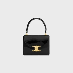 New SMALL BOX BLANDINE in PATENT CALFSKIN Women More Lines·Other Lines | Categories·Cross-Body Bags
