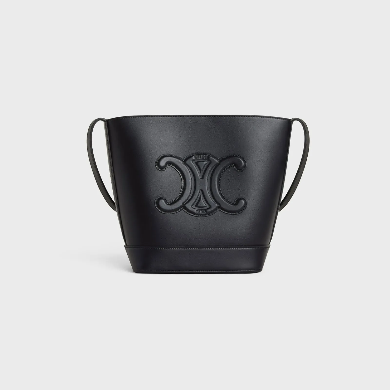 Hot SMALL BUCKET CUIR TRIOMPHE in Smooth Calfskin Women More Lines·Cuir Triomphe | Categories·Cross-Body Bags