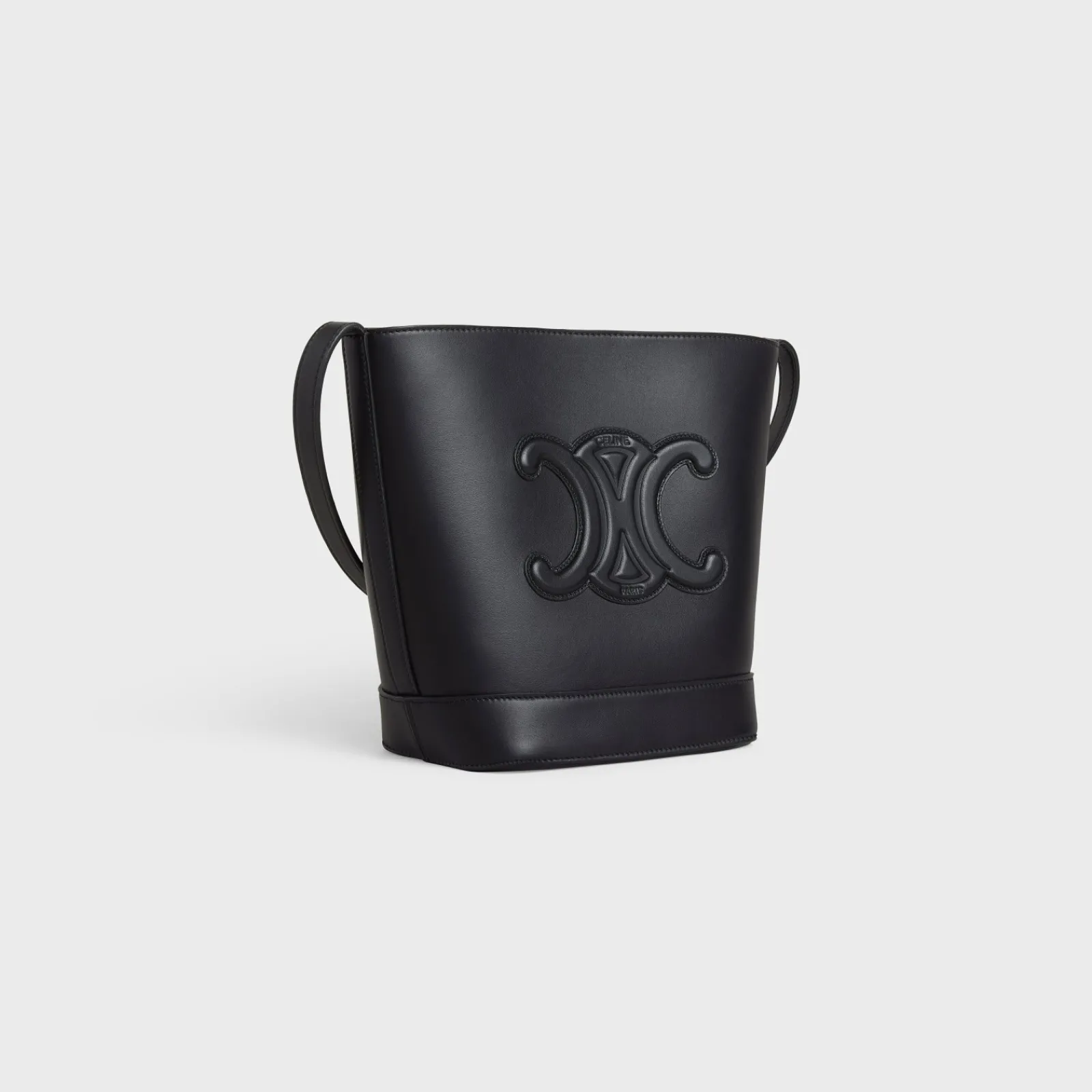 Hot SMALL BUCKET CUIR TRIOMPHE in Smooth Calfskin Women More Lines·Cuir Triomphe | Categories·Cross-Body Bags