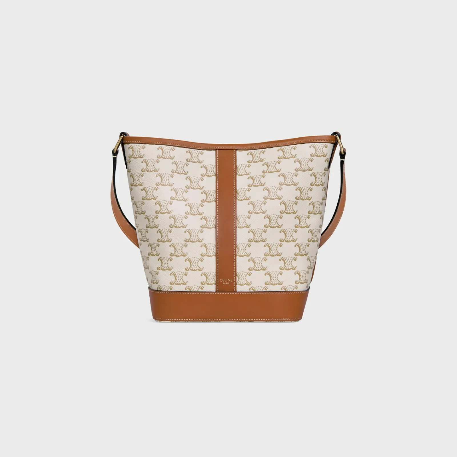 Discount Small Bucket in Triomphe Canvas and calfskin Women Triomphe Canvas | Categories·Cross-Body Bags
