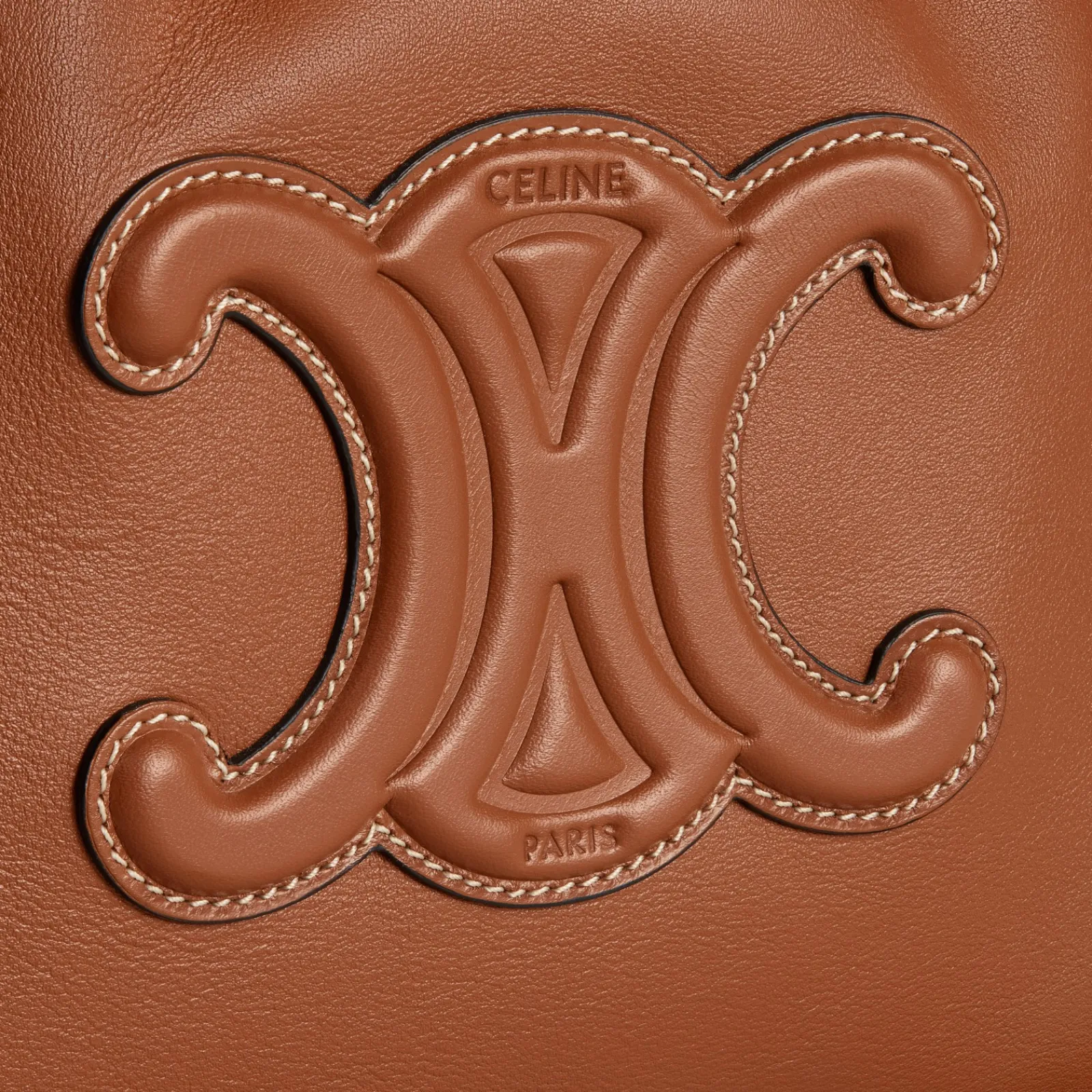 Online SMALL CABAS DRAWSTRING CUIR TRIOMPHE in Smooth Calfskin Women More Lines·Cuir Triomphe | Categories·Hobo And Tote Bags