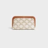 Sale SMALL COSMETIC POUCH IN TRIOMPHE CANVAS AND CALFSKIN Beauty Accessories | Travel