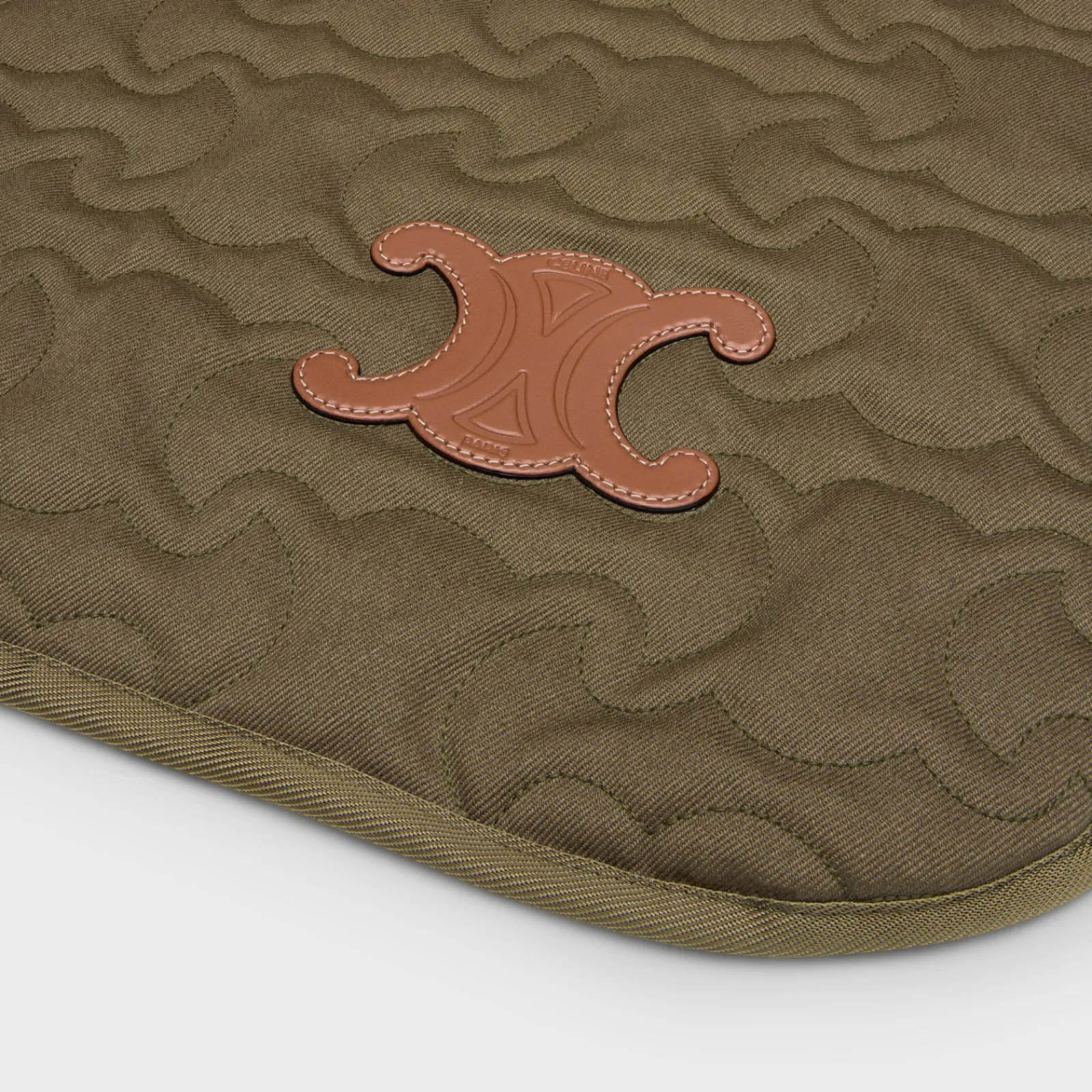 New SMALL DOG BLANKET IN QUILTED GABARDINE TEXTILE AND WOOL Dog Accessories