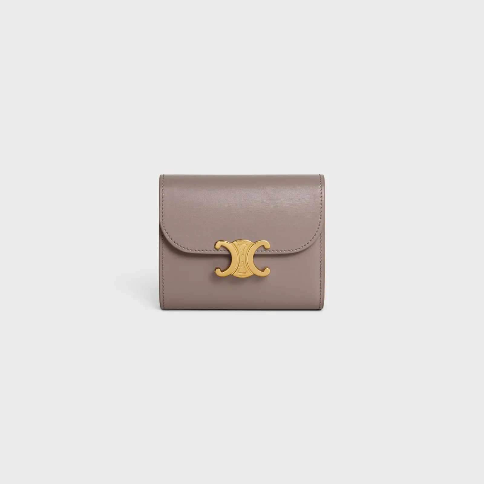 Sale Small Flap Wallet TRIOMPHE in Shiny calfskin Women Triomphe | Categories·Wallets
