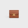 Outlet Small Flap Wallet TRIOMPHE in Shiny Smooth Lambskin Women Triomphe | Categories·Wallets