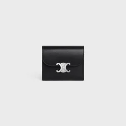 Online Small Flap Wallet TRIOMPHE in Shiny calfskin Women Triomphe | Categories·Wallets