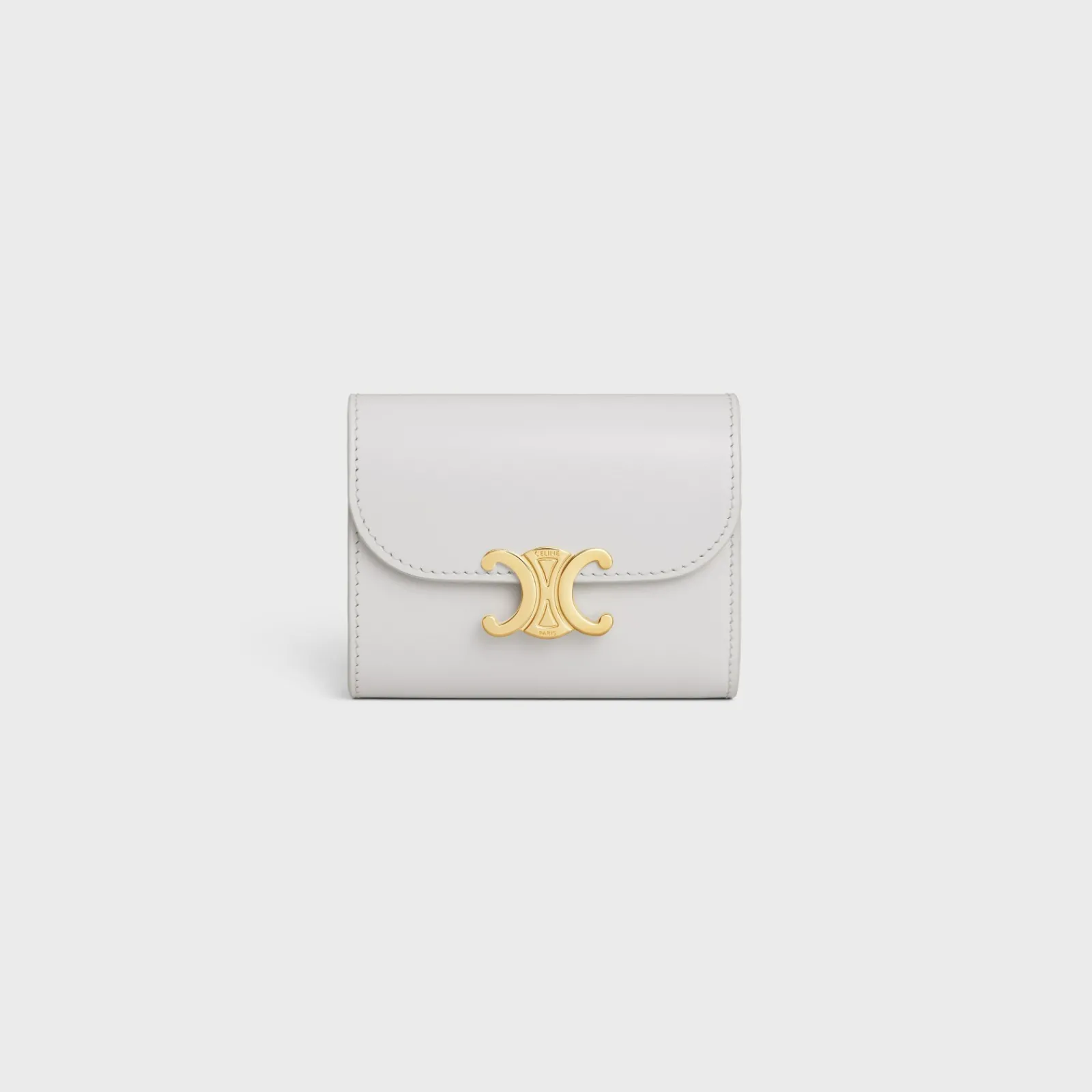 Discount Small Flap Wallet TRIOMPHE in Shiny calfskin Women Triomphe | Categories·Wallets