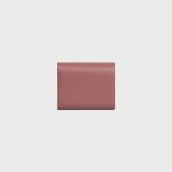 Clearance Small Flap Wallet TRIOMPHE in Shiny calfskin Women Triomphe | Categories·Wallets