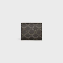 Sale Small Flap Wallet TRIOMPHE in Triomphe Canvas Women Triomphe | Triomphe Canvas
