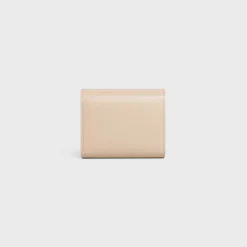 Fashion Small Flap Wallet TRIOMPHE in Shiny calfskin Women Triomphe | Categories·Wallets