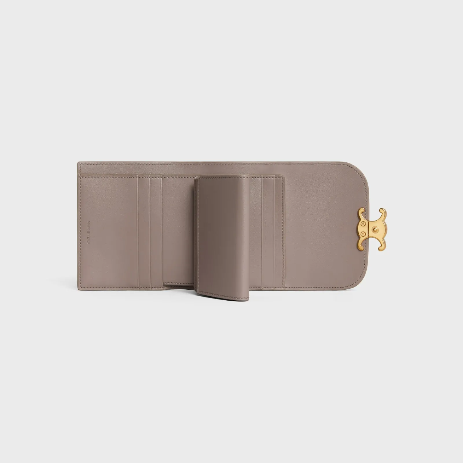 Sale Small Flap Wallet TRIOMPHE in Shiny calfskin Women Triomphe | Categories·Wallets