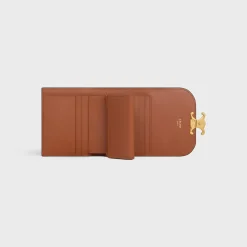 Sale Small Flap Wallet TRIOMPHE in Triomphe Canvas Women Triomphe | Triomphe Canvas