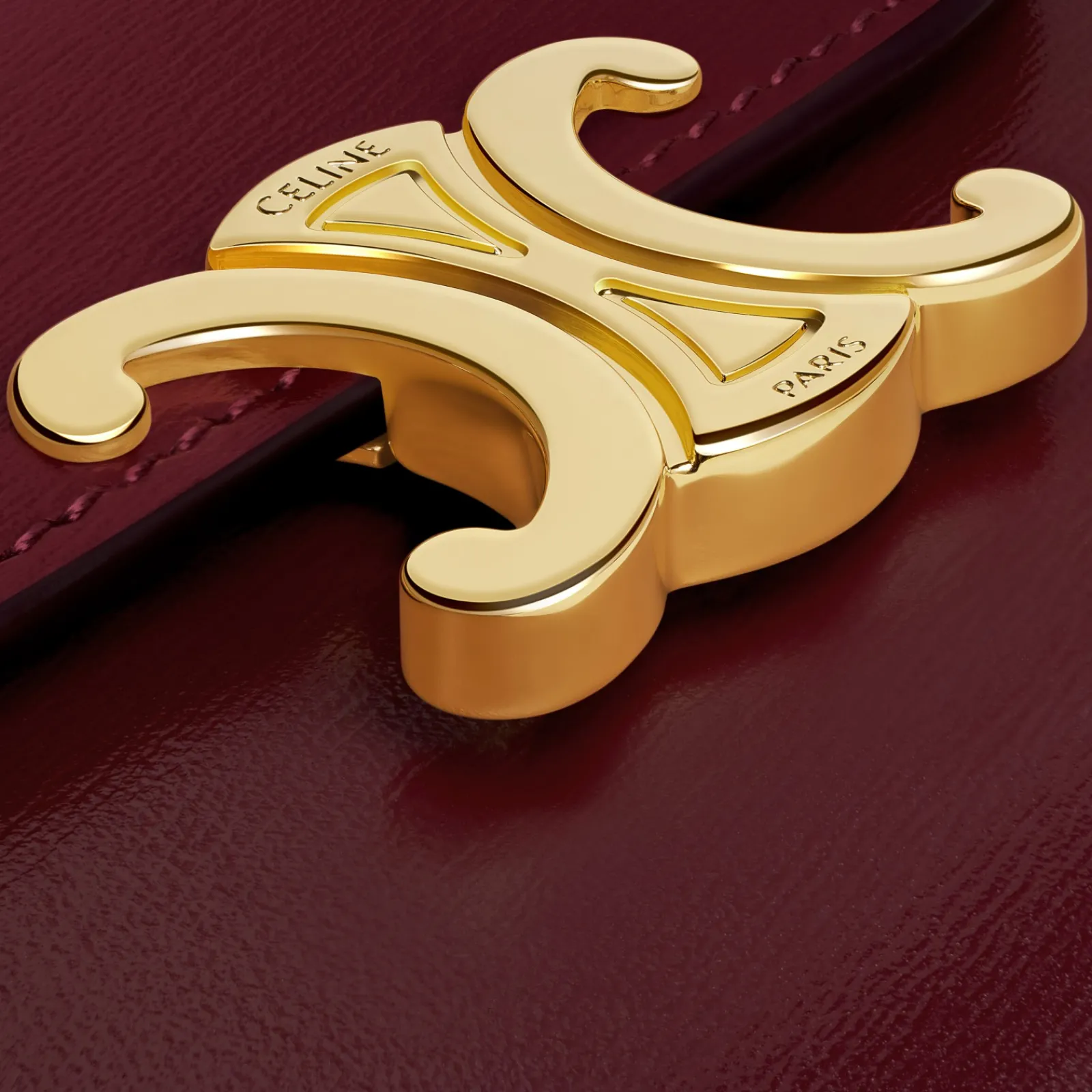 Best Small Flap Wallet TRIOMPHE in Shiny calfskin Women Triomphe | Categories·Wallets