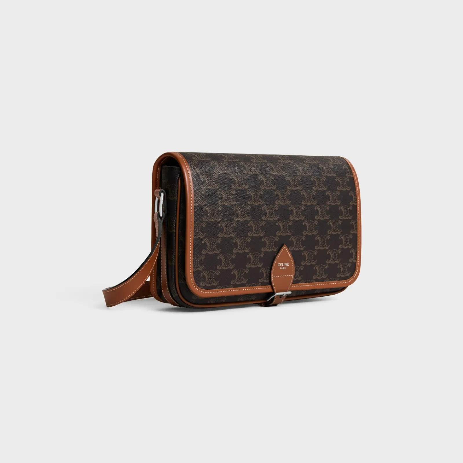 Best SMALL FOLCO MESSENGER in Triomphe Canvas and calfskin Triomphe Canvas | Categories·Cross-Body Bags