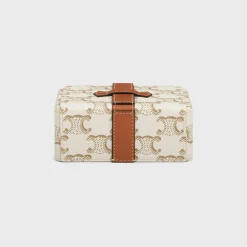 New Small Jewels Case in Triomphe Canvas and Calfskin Beauty Accessories | Travel