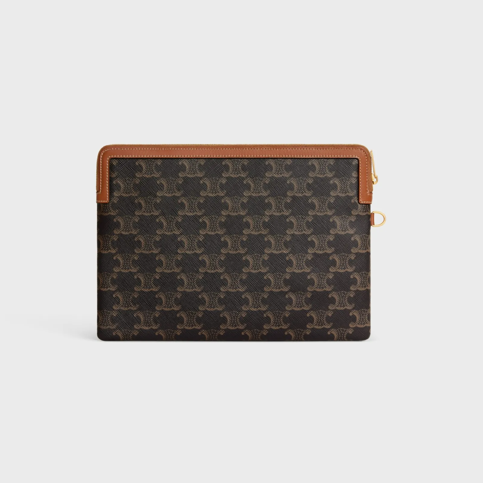 Hot SMALL POUCH WITH STRAP in TRIOMPHE CANVAS WITH PRINT Women Triomphe Canvas | Categories·Pouches And Tech Accessories