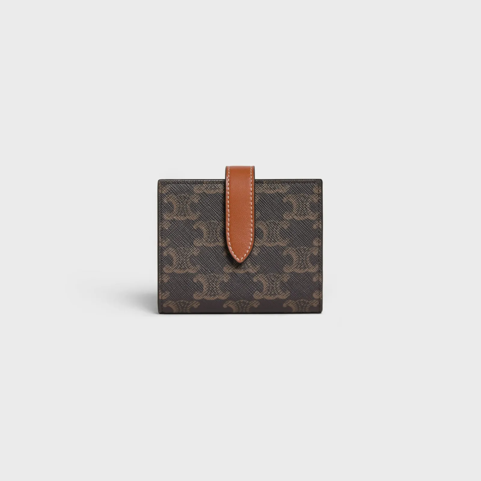 Hot Small Strap Wallet in Triomphe Canvas and lambskin Women Triomphe Canvas | Categories·Wallets