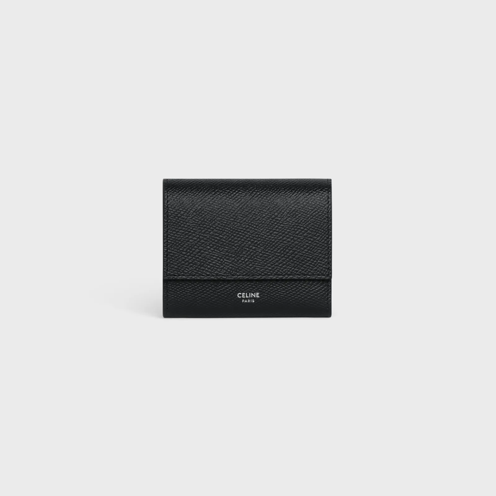 Discount Small trifold wallet in Grained calfskin Essentials | Categories·Allets