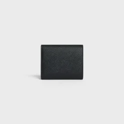 New Small trifold wallet in Grained calfskin Women More Lines·Essentials | Categories·Wallets