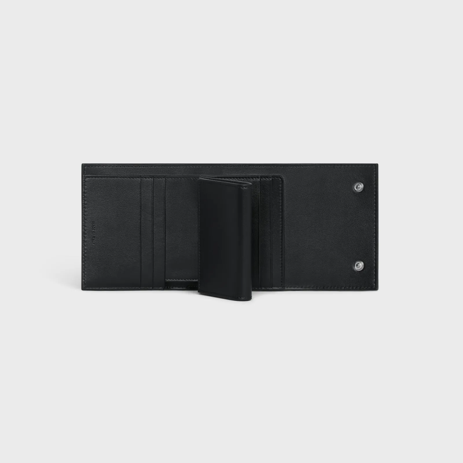 Discount Small trifold wallet in Grained calfskin Essentials | Categories·Allets