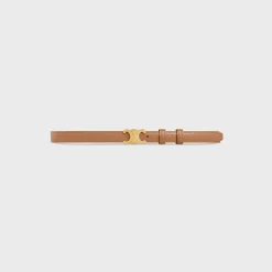 Clearance Small Triomphe Belt in Taurillon Leather Women Triomphe
