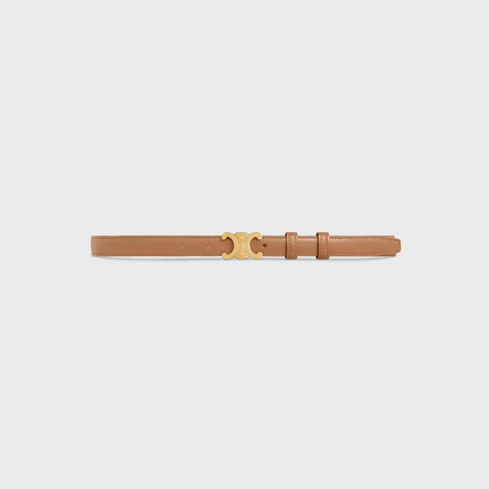 Clearance Small Triomphe Belt in Taurillon Leather Women Triomphe