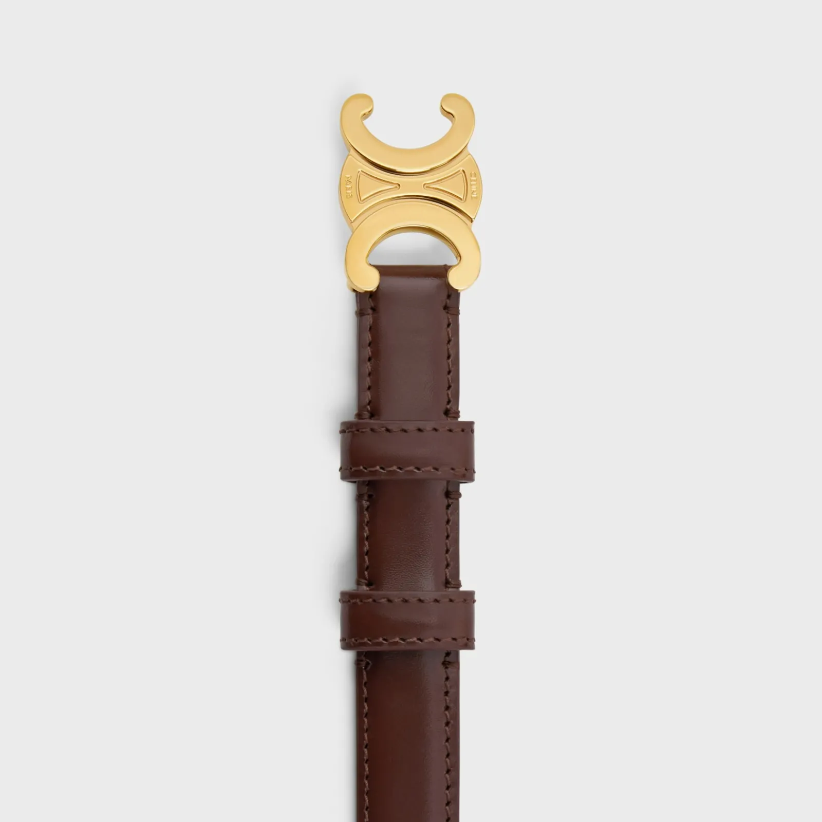 Sale Small Triomphe Belt in Taurillon Leather Women Triomphe