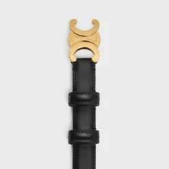 Sale Small Triomphe Belt in Taurillon Leather Women Triomphe