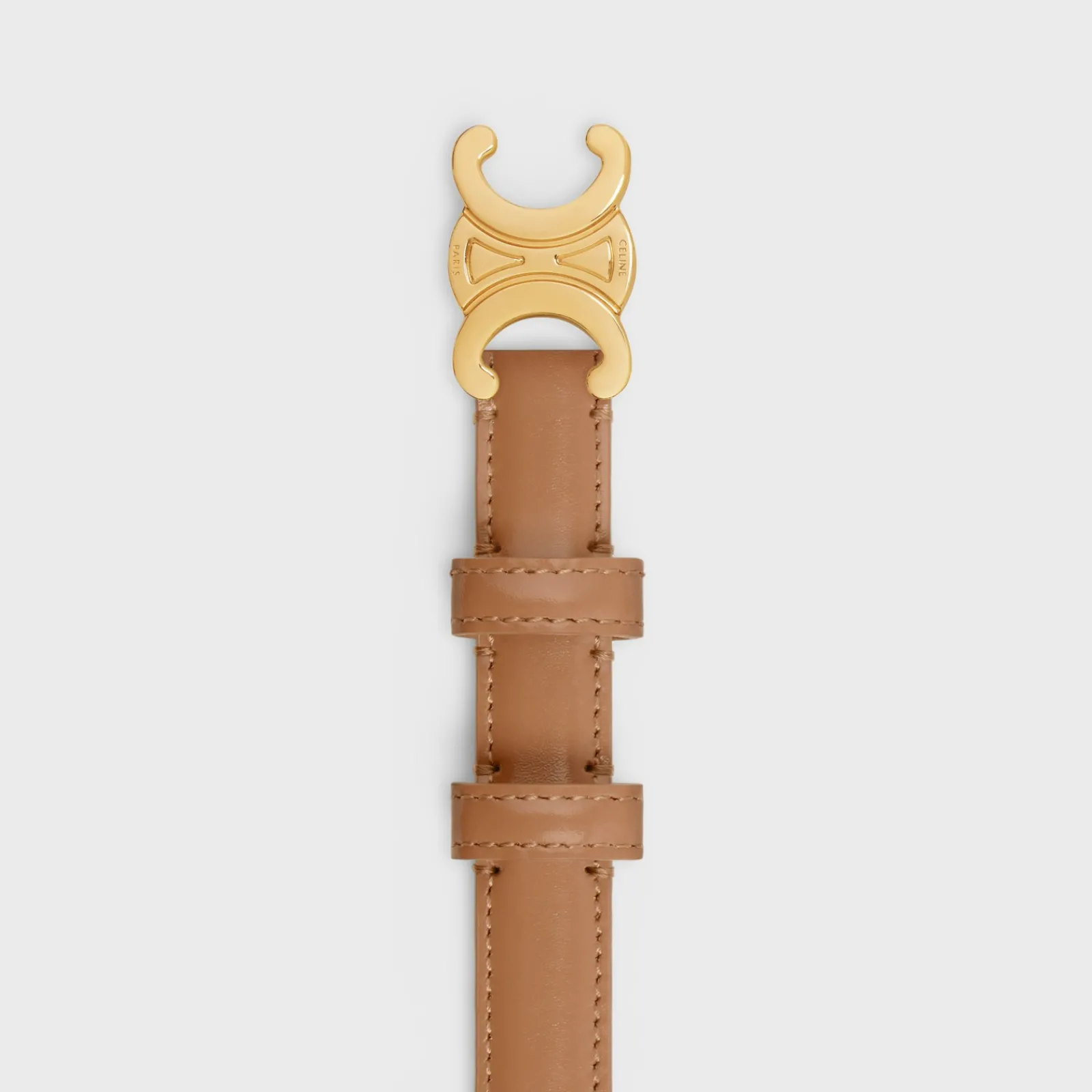 Clearance Small Triomphe Belt in Taurillon Leather Women Triomphe