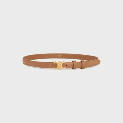 Clearance Small Triomphe Belt in Taurillon Leather Women Triomphe