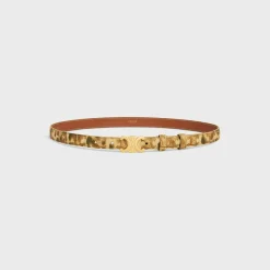 Discount Small Triomphe Belt in TRIOMPHE CANVAS WITH PRINT Women Triomphe