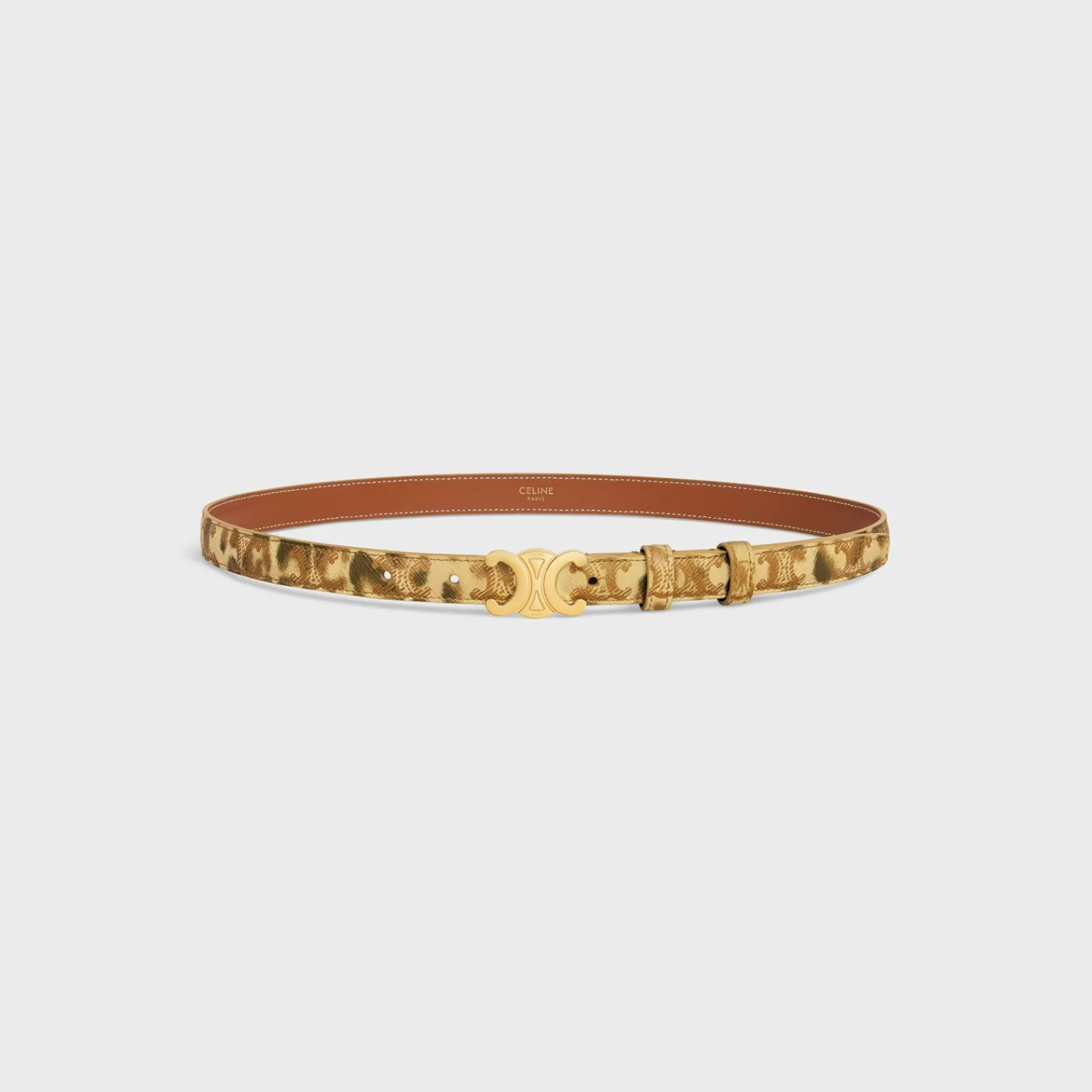 Discount Small Triomphe Belt in TRIOMPHE CANVAS WITH PRINT Women Triomphe