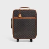 Outlet Small Trolley in Triomphe Canvas and Calfskin Travel