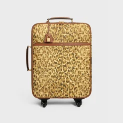 Online Small trolley in triomphe canvas with print and calfskin Travel