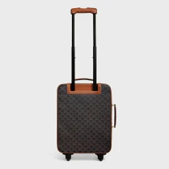 Outlet Small Trolley in Triomphe Canvas and Calfskin Travel