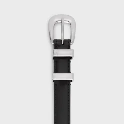 Online SMALL WESTERN BELT in Taurillon Leather Women Western