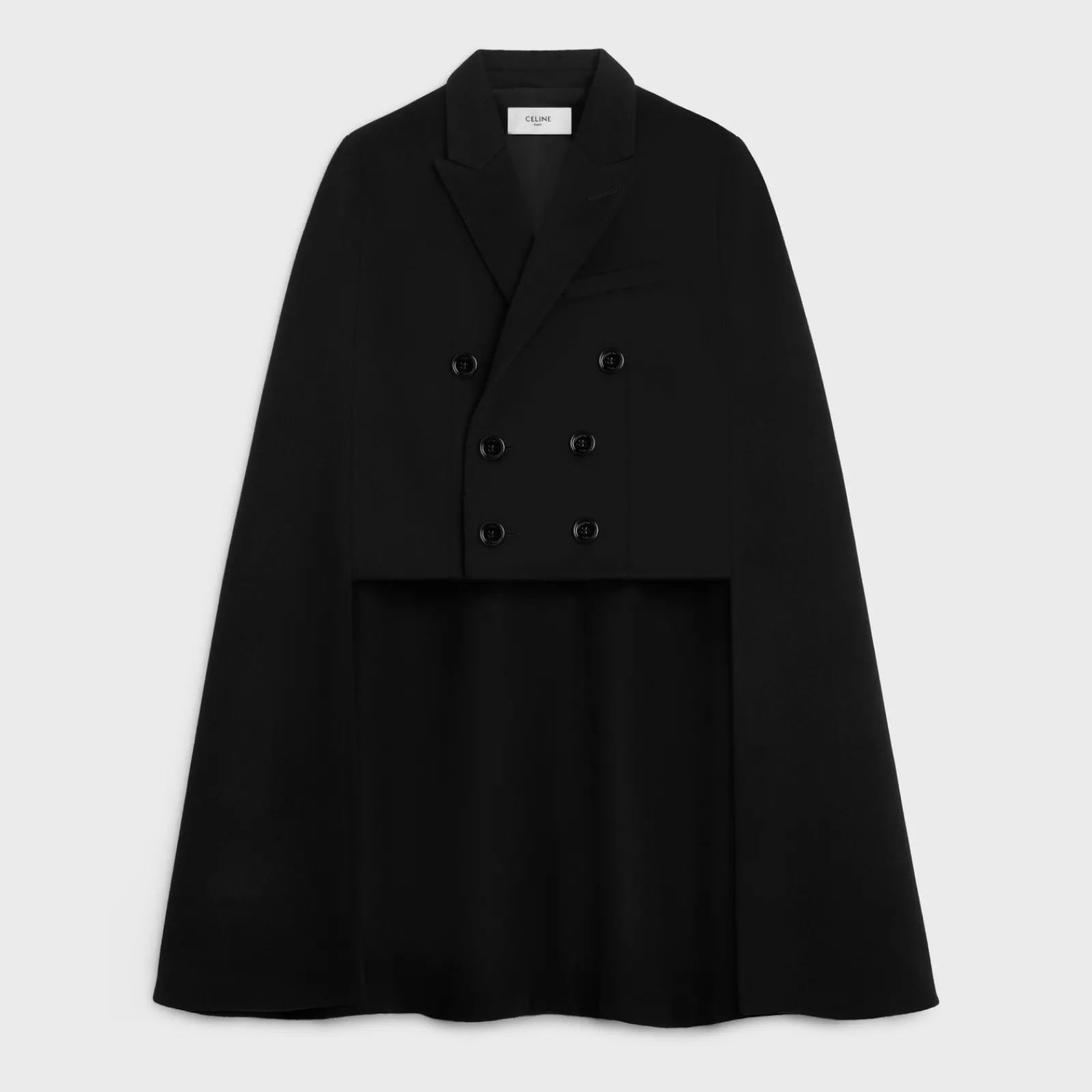 Fashion spencer cape coat in cashmere cloth Coats & Blousons