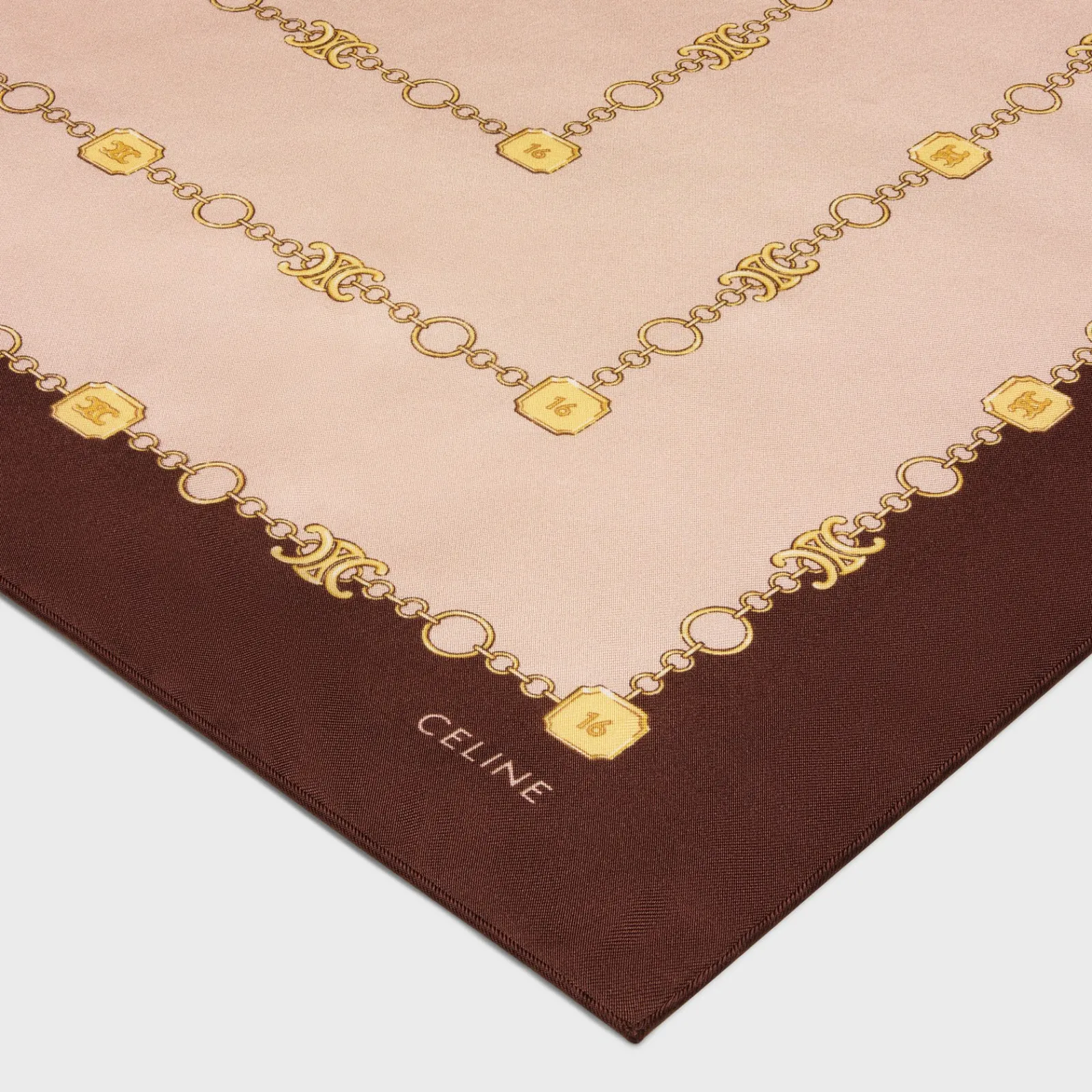 Fashion square in arc de triomphe silk twill Women Silk Scarves