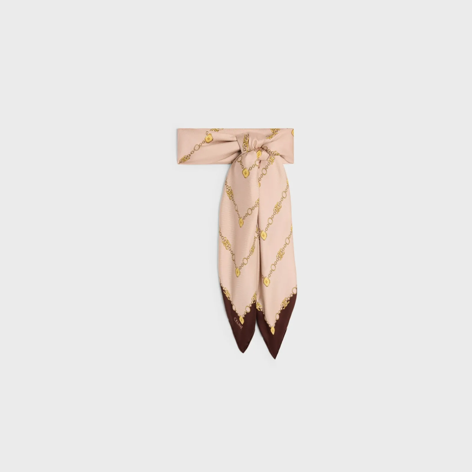 Fashion square in arc de triomphe silk twill Women Silk Scarves