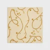 New SQUARE IN CHAIN TASSELS SILK TWILL Women Silk Scarves