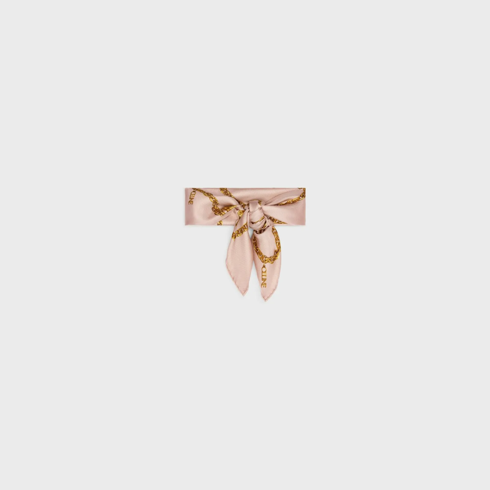 Discount SQUARE IN CHAIN TASSELS SILK TWILL Women Silk Scarves