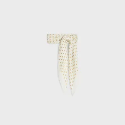 Outlet square in triomphe silk twill Women Silk Scarves
