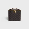 Clearance SQUARE VANITY CASE IN TRIOMPHE CANVAS AND CALFSKIN Travel Sprays | Travel