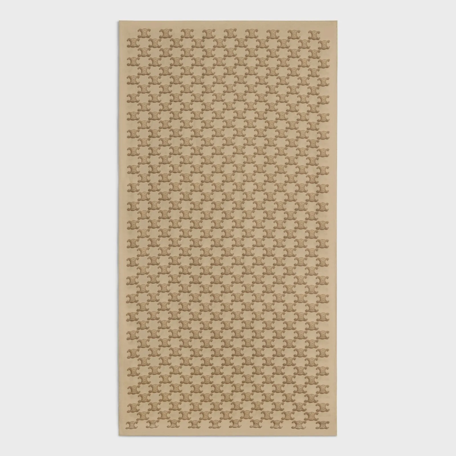Fashion stole in monogram cashmere muslin Women Silk Scarves | Beanies And Scarves