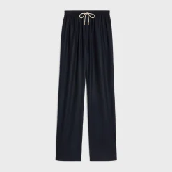 Fashion straight jogging pants in cashmere flannel Women Pants And Shorts