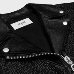 Hot straight-cut blouson jacket in waxed lambskin Coats & Blousons | Leather