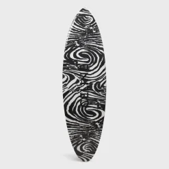 Clearance Surfboard in WOOD ZEBRA PATTERN AND PRINT Lifestyle