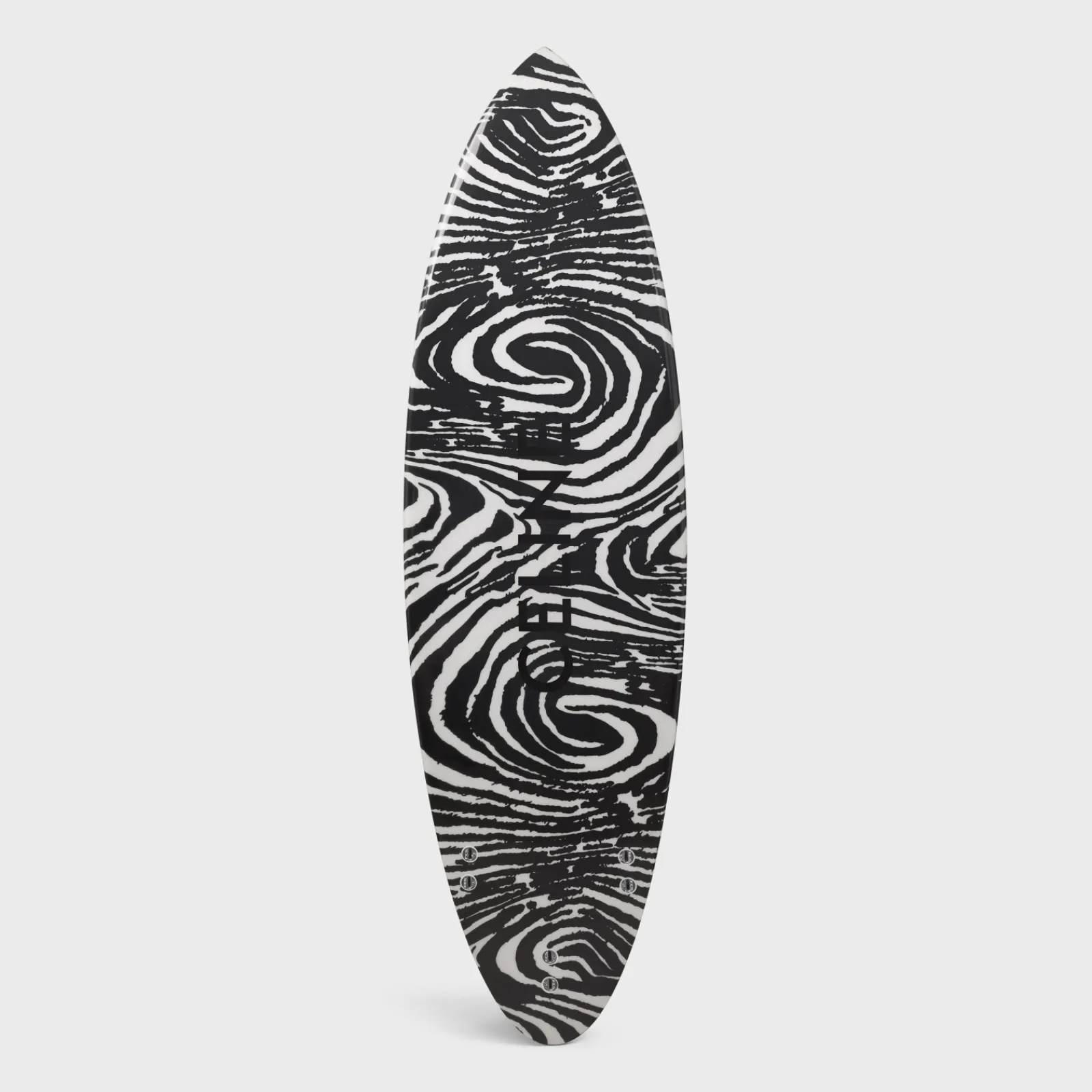 Clearance Surfboard in WOOD ZEBRA PATTERN AND PRINT Lifestyle