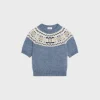 New sweater in Triomphe fair isle wool Women Knitwear